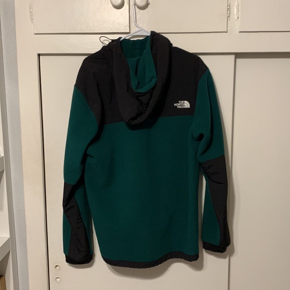 Emerald Green North Face Zip Up/Pullover - Picture 3 of 3
